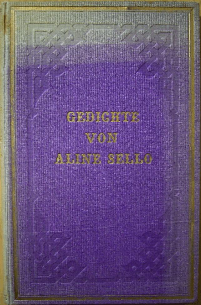 Buchdeckel Gedichte Aline Sello