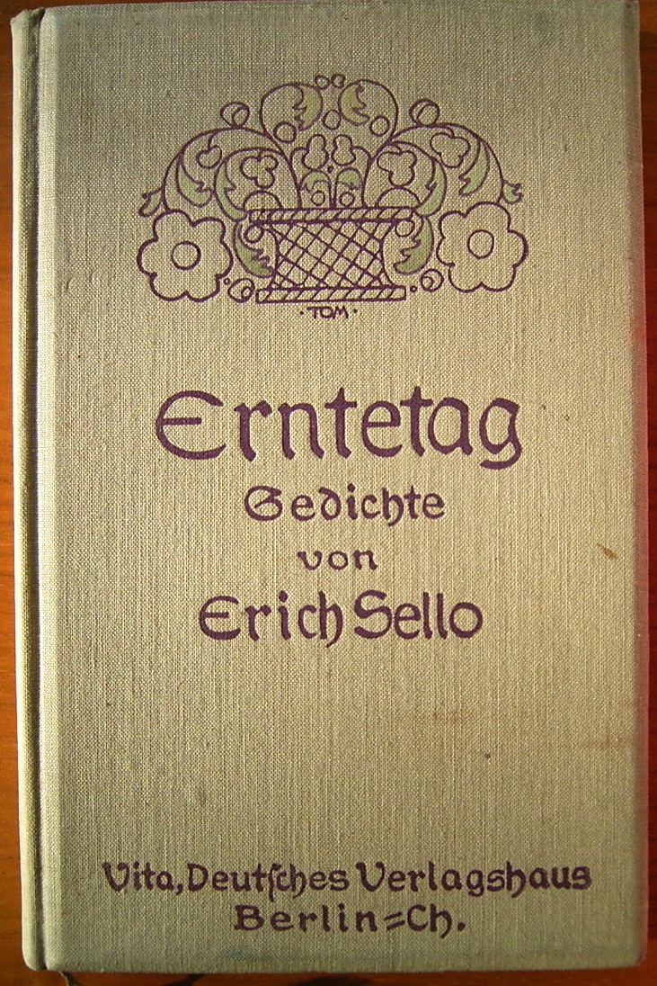 Erntetag - Gedichte von Erich Sello